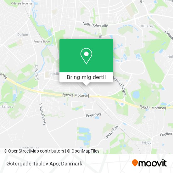 Østergade Taulov Aps kort