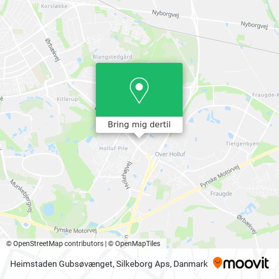 Heimstaden Gubsøvænget, Silkeborg Aps kort