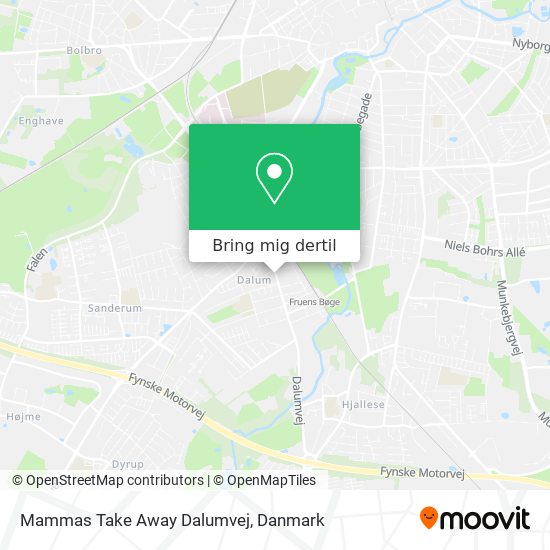 Mammas Take Away Dalumvej kort