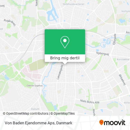 Von Baden Ejendomme Aps kort