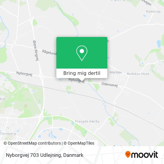 Nyborgvej 703 Udlejning kort