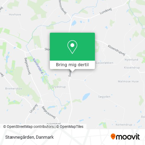 Stævnegården kort