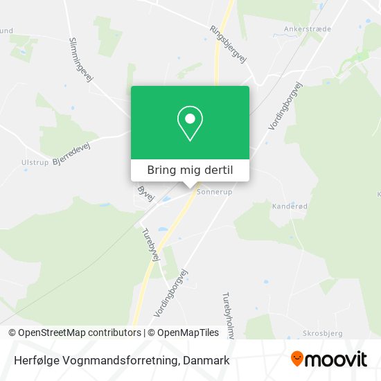 Herfølge Vognmandsforretning kort