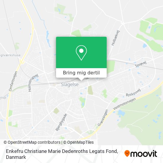 Enkefru Christiane Marie Dedenroths Legats Fond kort