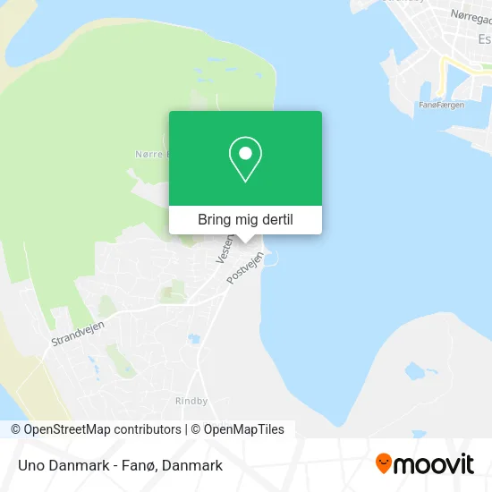 Uno Danmark - Fanø kort