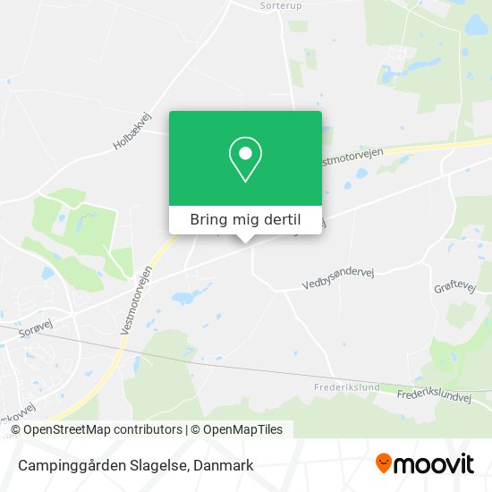 Campinggården Slagelse kort