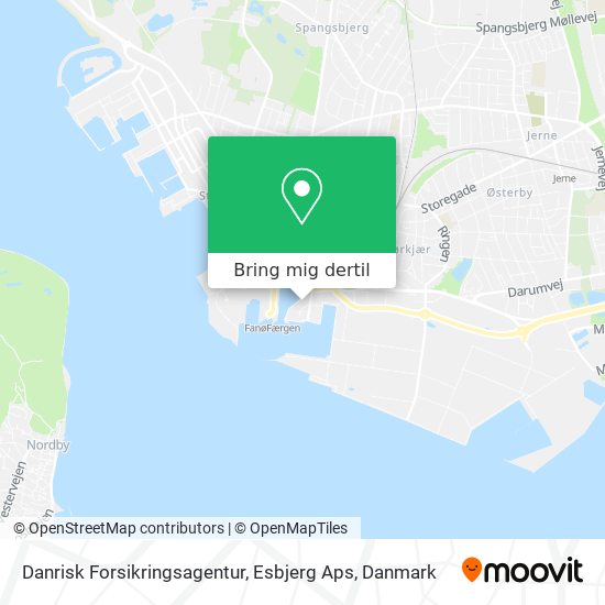 Danrisk Forsikringsagentur, Esbjerg Aps kort