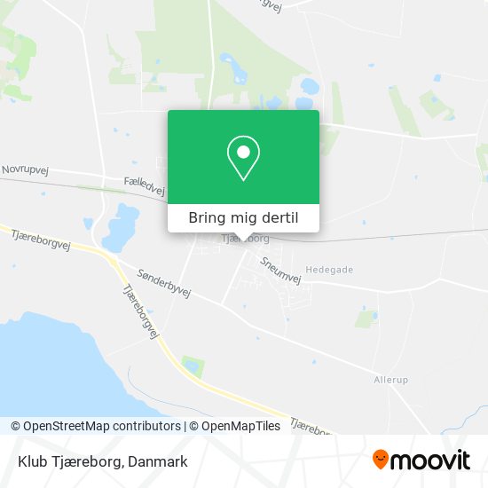 Klub Tjæreborg kort