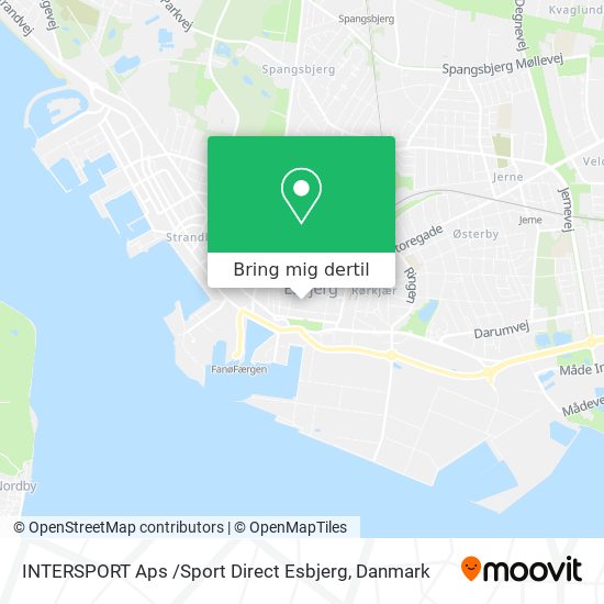 INTERSPORT Aps /Sport Direct Esbjerg kort