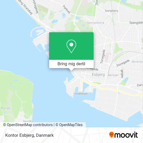 Kontor Esbjerg kort