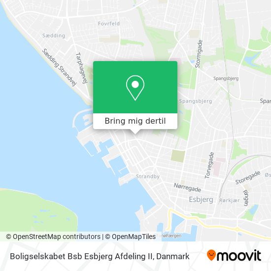 Boligselskabet Bsb Esbjerg Afdeling II kort