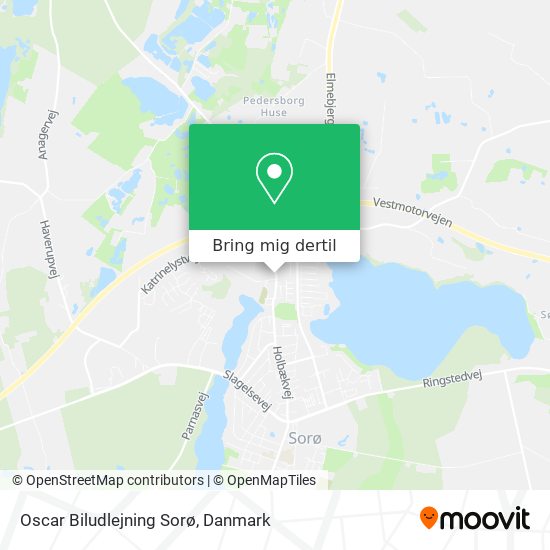 Oscar Biludlejning Sorø kort