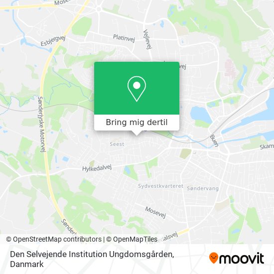 Den Selvejende Institution Ungdomsgården kort