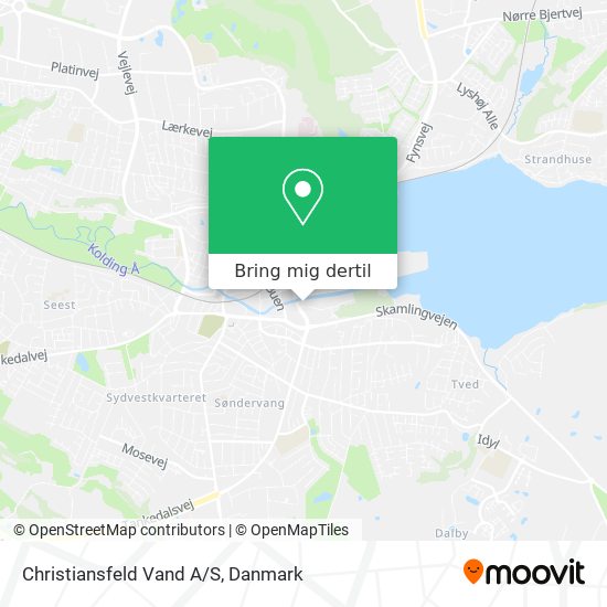 Christiansfeld Vand A/S kort