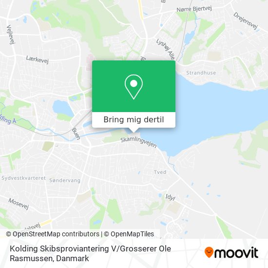 Kolding Skibsproviantering V / Grosserer Ole Rasmussen kort