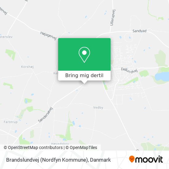 Brandslundvej (Nordfyn Kommune) kort