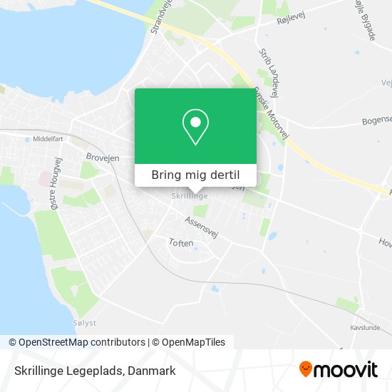 Skrillinge Legeplads kort