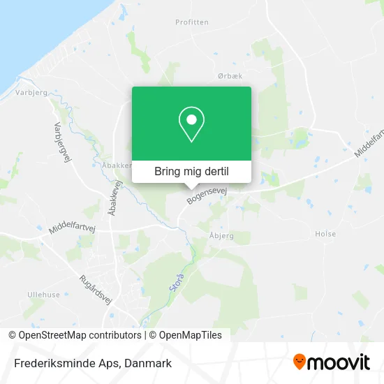 Frederiksminde Aps kort