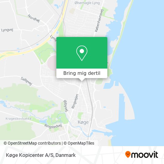 Køge Kopicenter A/S kort