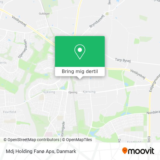 Mdj Holding Fanø Aps kort