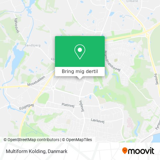 Multiform Kolding kort