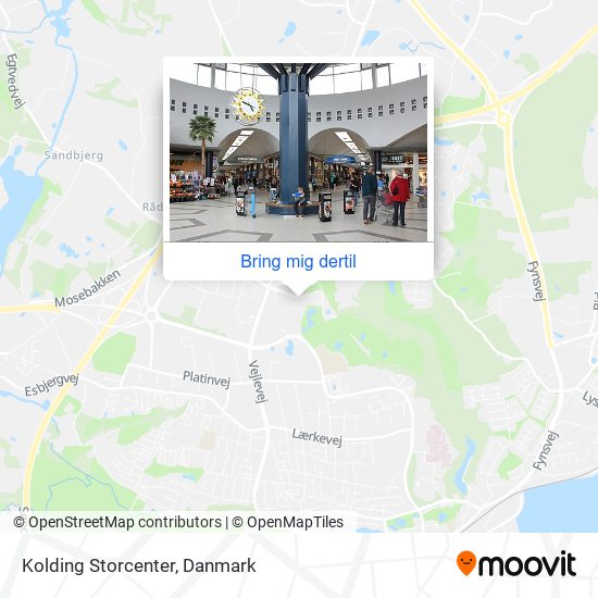 Kolding Storcenter kort