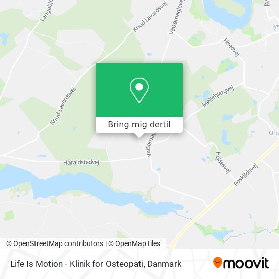 Life Is Motion - Klinik for Osteopati kort