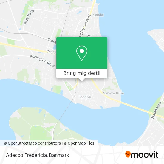 Adecco Fredericia kort