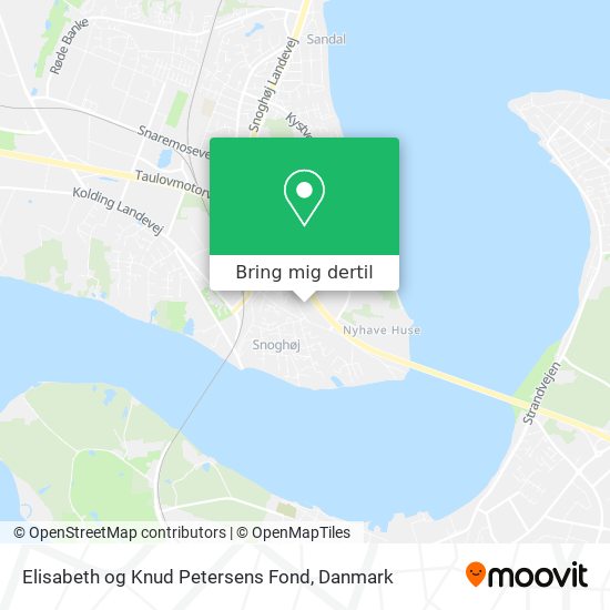 Elisabeth og Knud Petersens Fond kort