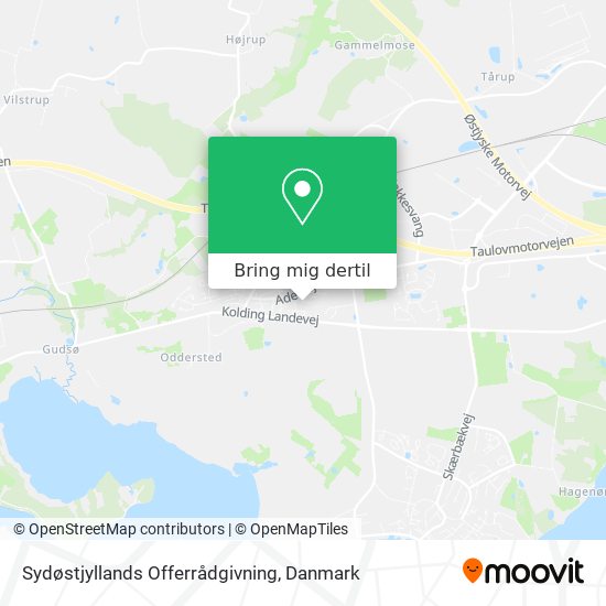 Sydøstjyllands Offerrådgivning kort