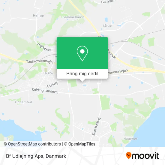 Bf Udlejning Aps kort