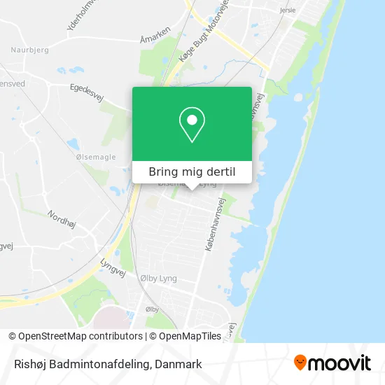 Rishøj Badmintonafdeling kort