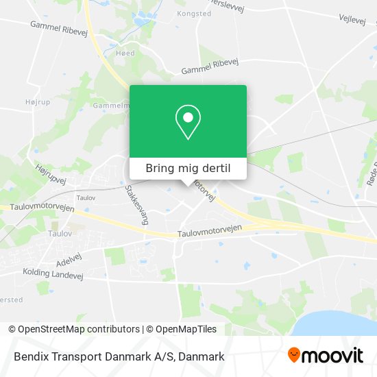 Bendix Transport Danmark A/S kort