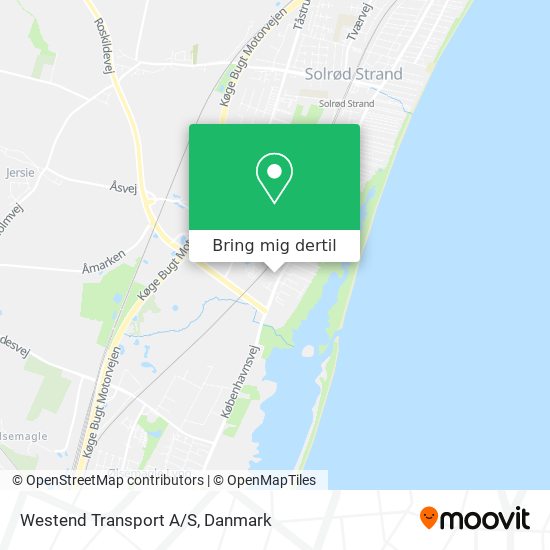 Westend Transport A/S kort