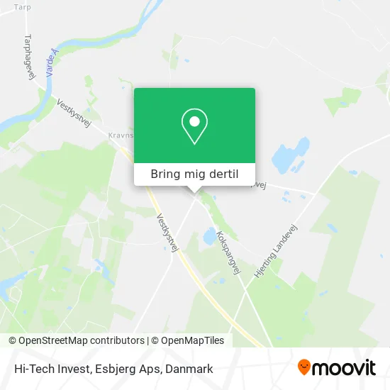 Hi-Tech Invest, Esbjerg Aps kort