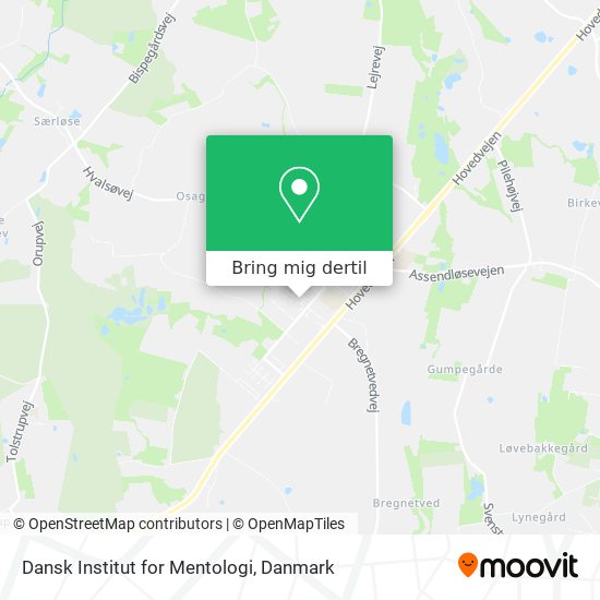 Dansk Institut for Mentologi kort