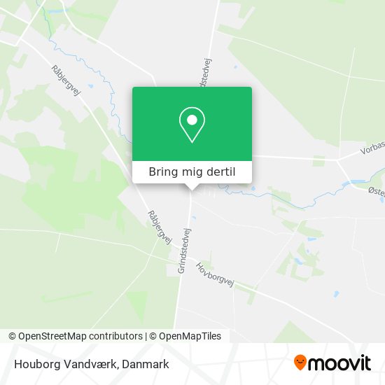 Houborg Vandværk kort