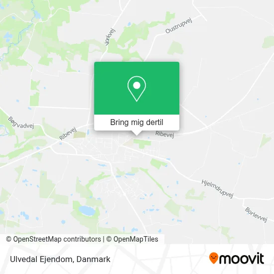 Ulvedal Ejendom kort