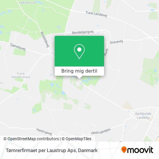 Tømrerfirmaet per Laustrup Aps kort