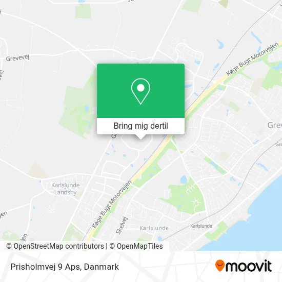 Prisholmvej 9 Aps kort
