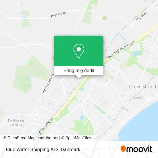 Blue Water Shipping A/S kort