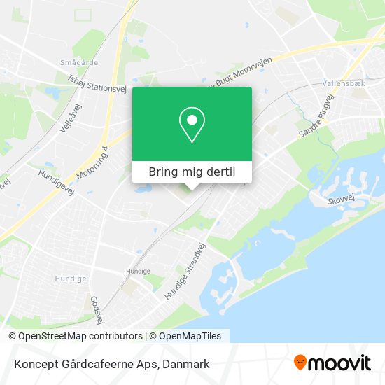 Koncept Gårdcafeerne Aps kort