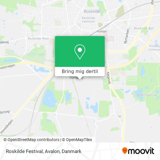 Roskilde Festival, Avalon kort