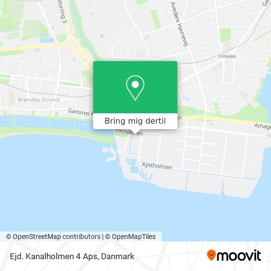Ejd. Kanalholmen 4 Aps kort