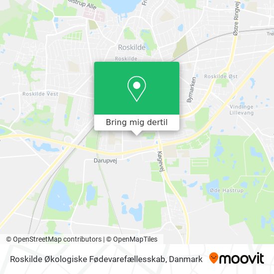 Roskilde Økologiske Fødevarefællesskab kort
