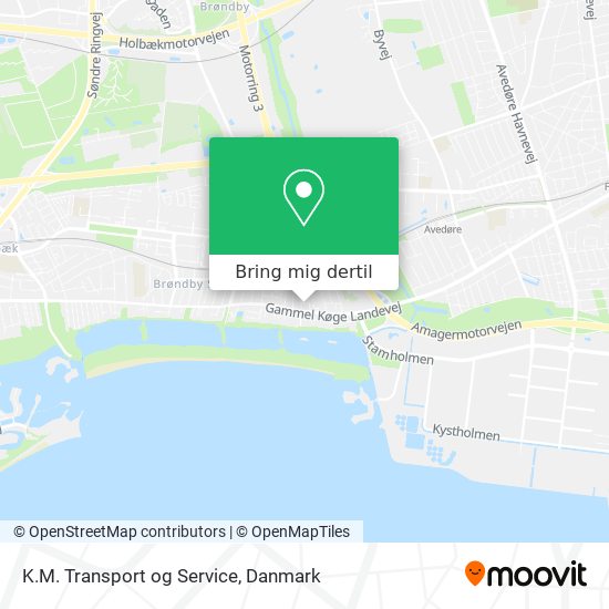 K.M. Transport og Service kort