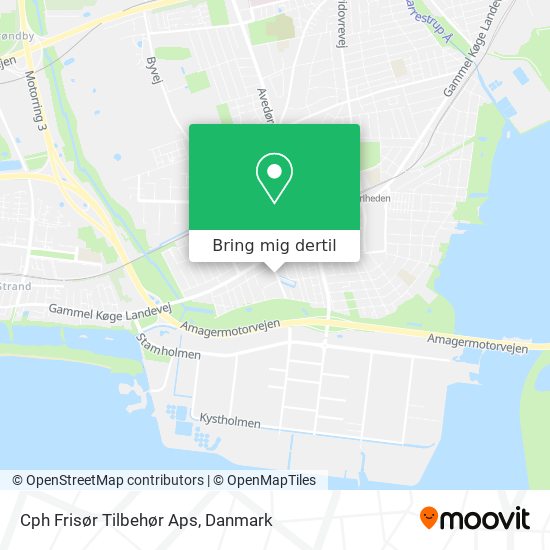Cph Frisør Tilbehør Aps kort