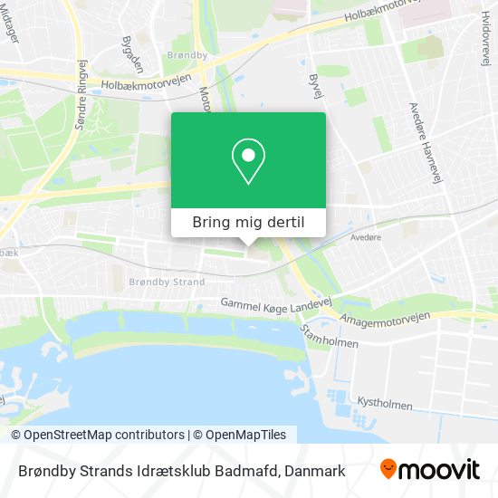 Brøndby Strands Idrætsklub Badmafd kort