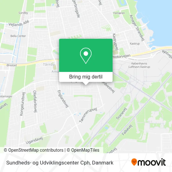 Sundheds- og Udviklingscenter Cph kort