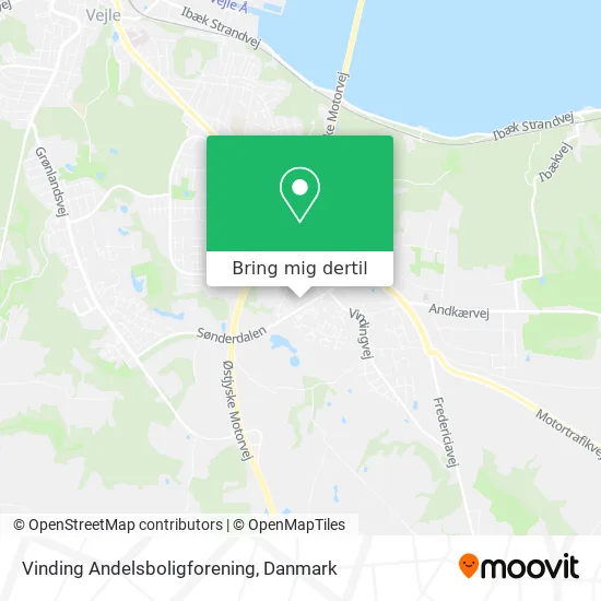Vinding Andelsboligforening kort